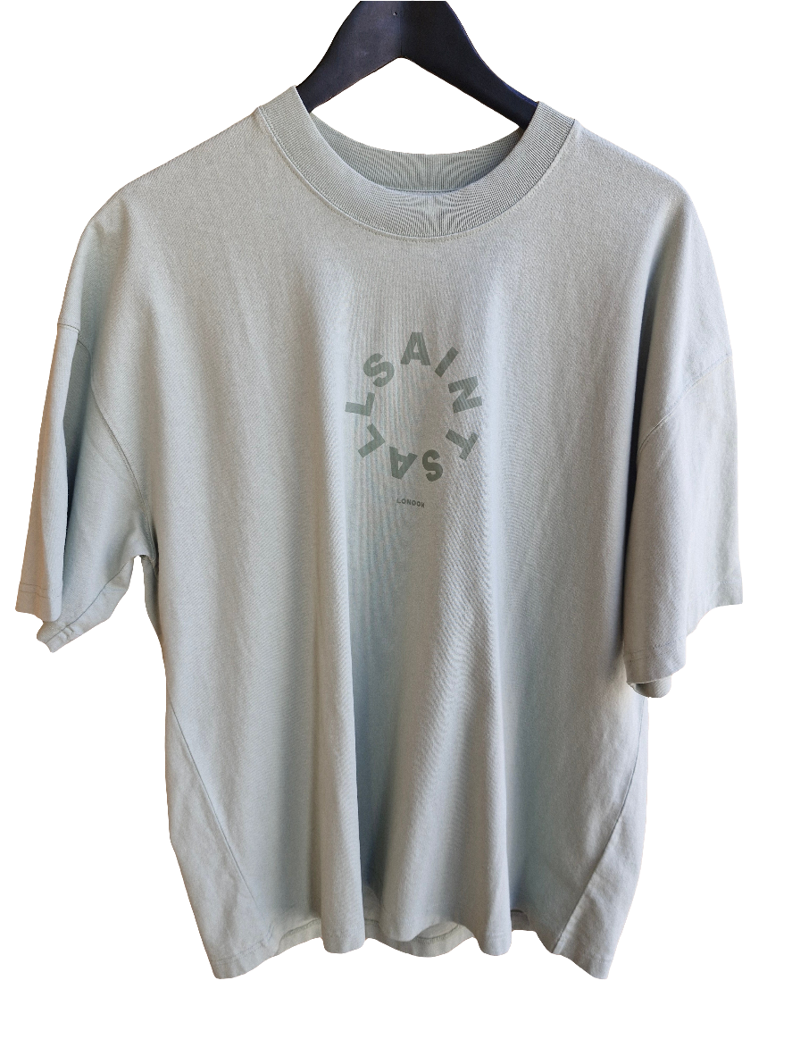 אולסיינטס - אוברסייז שרוול קצר M072PB Mineral Green