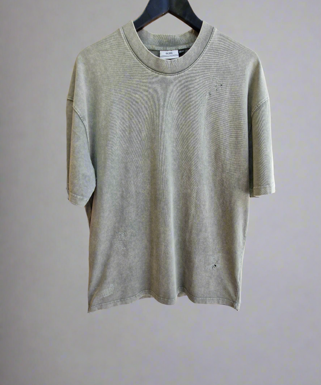 GCDS - חולצה טי אוברסייז Cotton 100% GC252MT03t