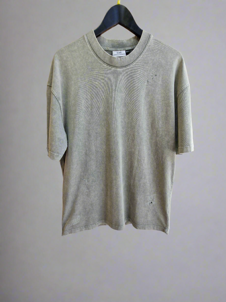 GCDS - חולצה טי אוברסייז Cotton 100% GC252MT03t