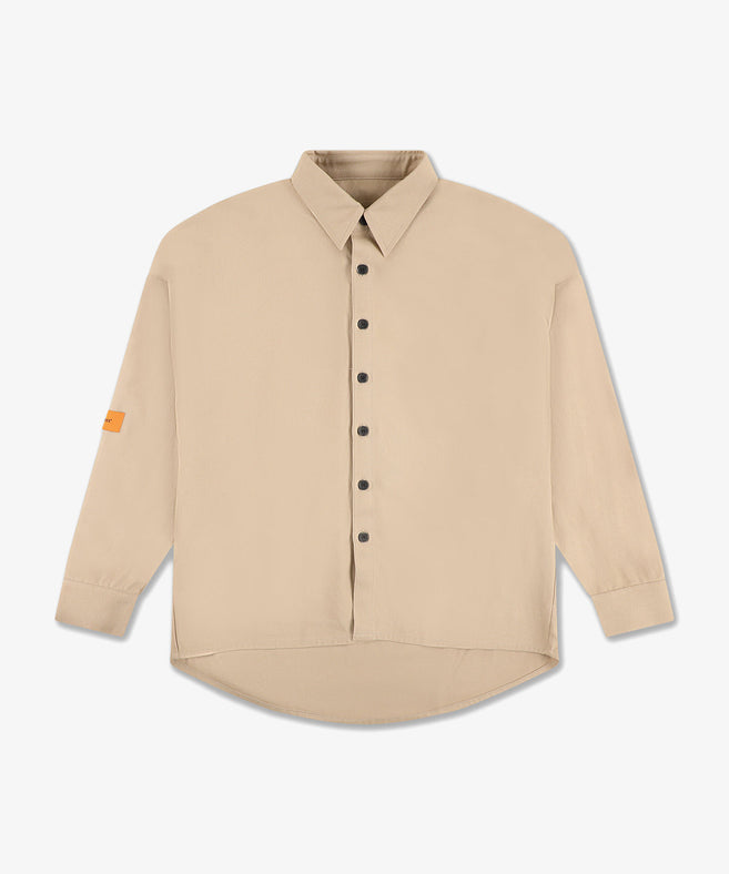 Drill Jacket בז׳ חזית