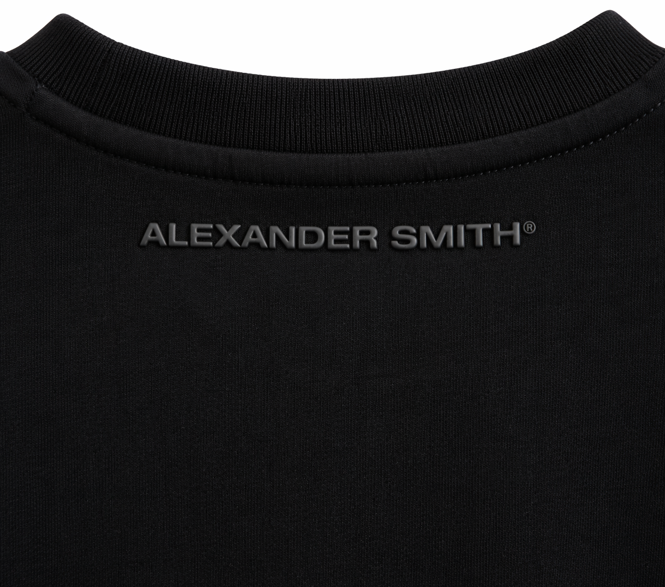 ALEXANDER SMITH - חולצה טי מבד מרצרייז AS261MT02-001