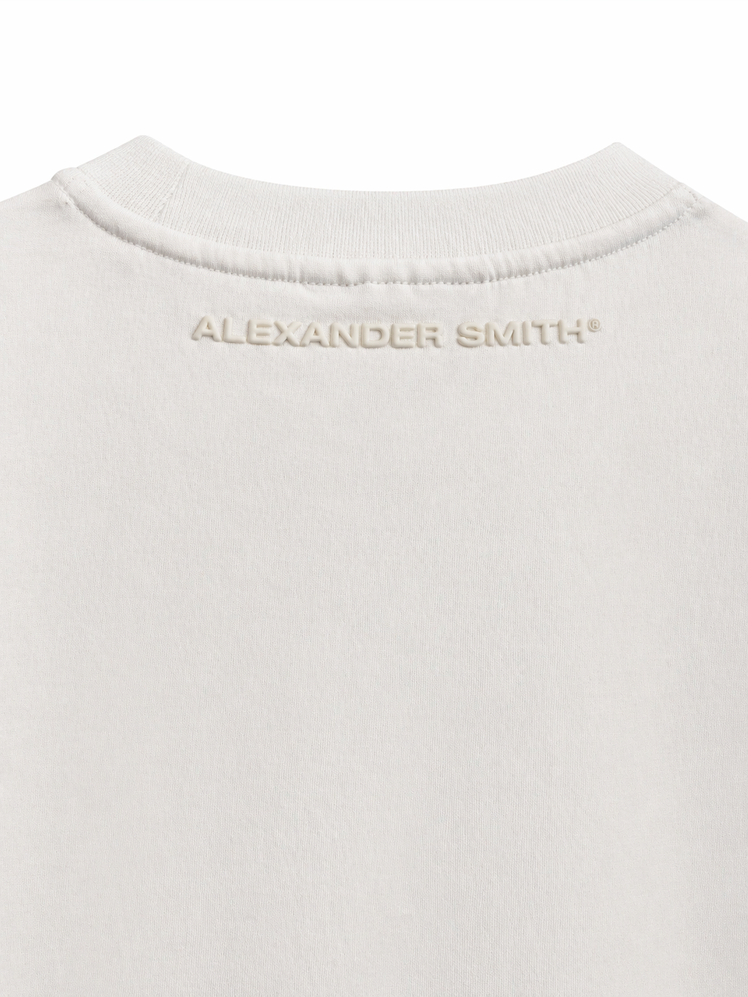 ALEXANDER SMITH - חולצה טי מבד מרצרייז AS261MT02-100