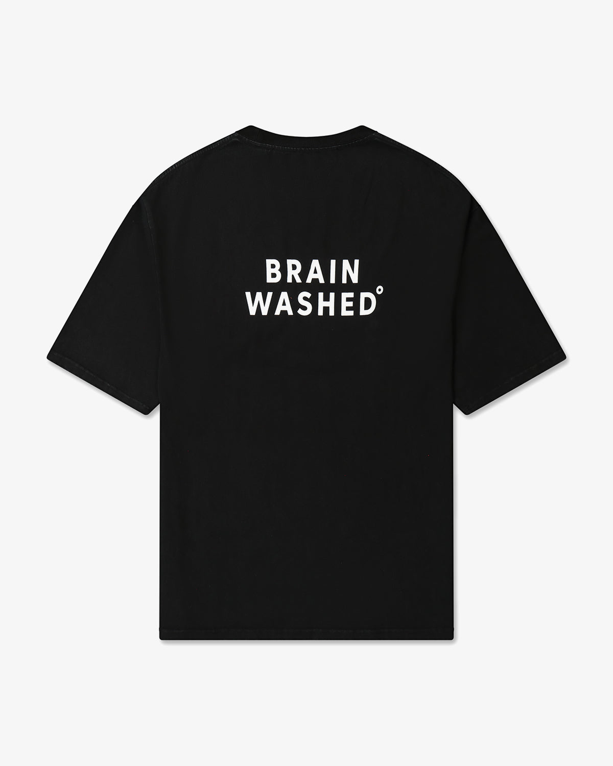 Brain Washed 05 Tee שחור שטוף back