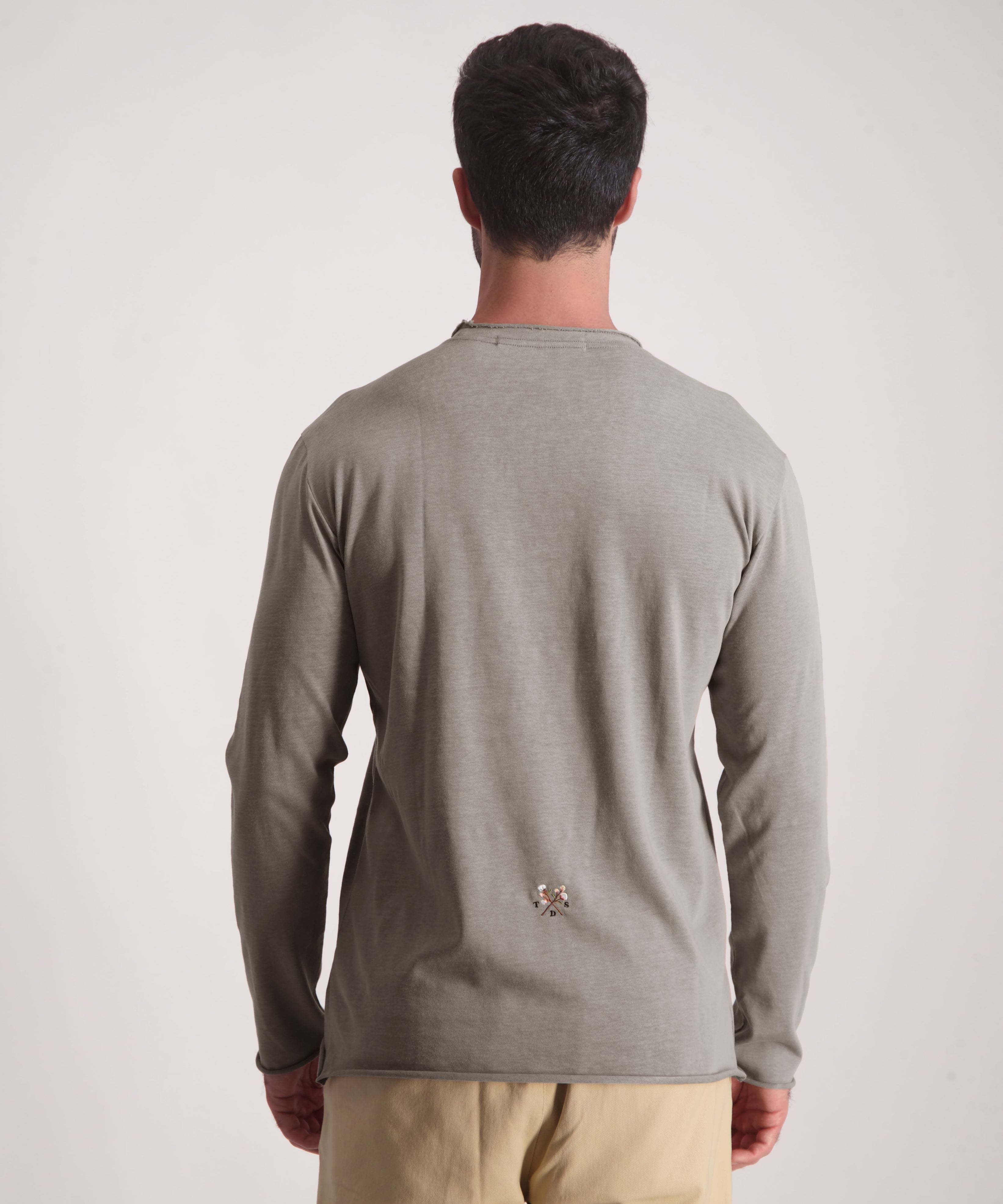 Cotton TDS Shirt מוקה model-1