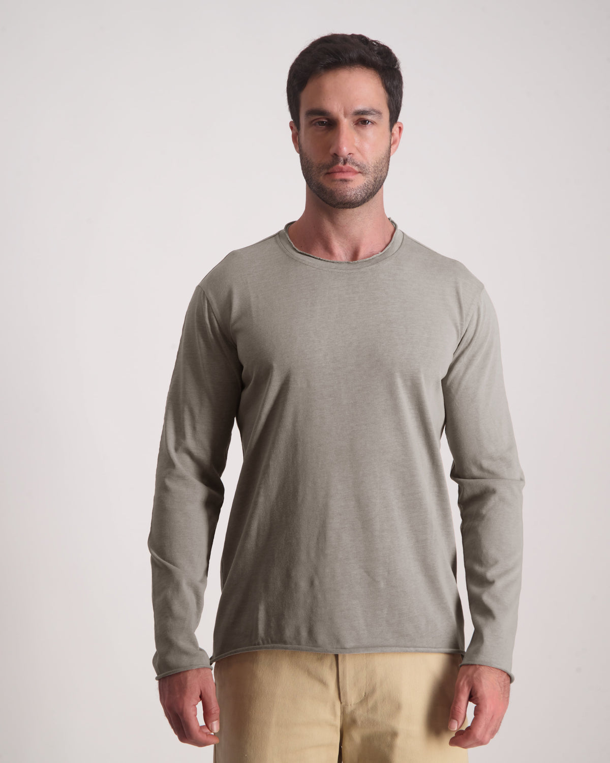 Cotton TDS Shirt מוקה model-2