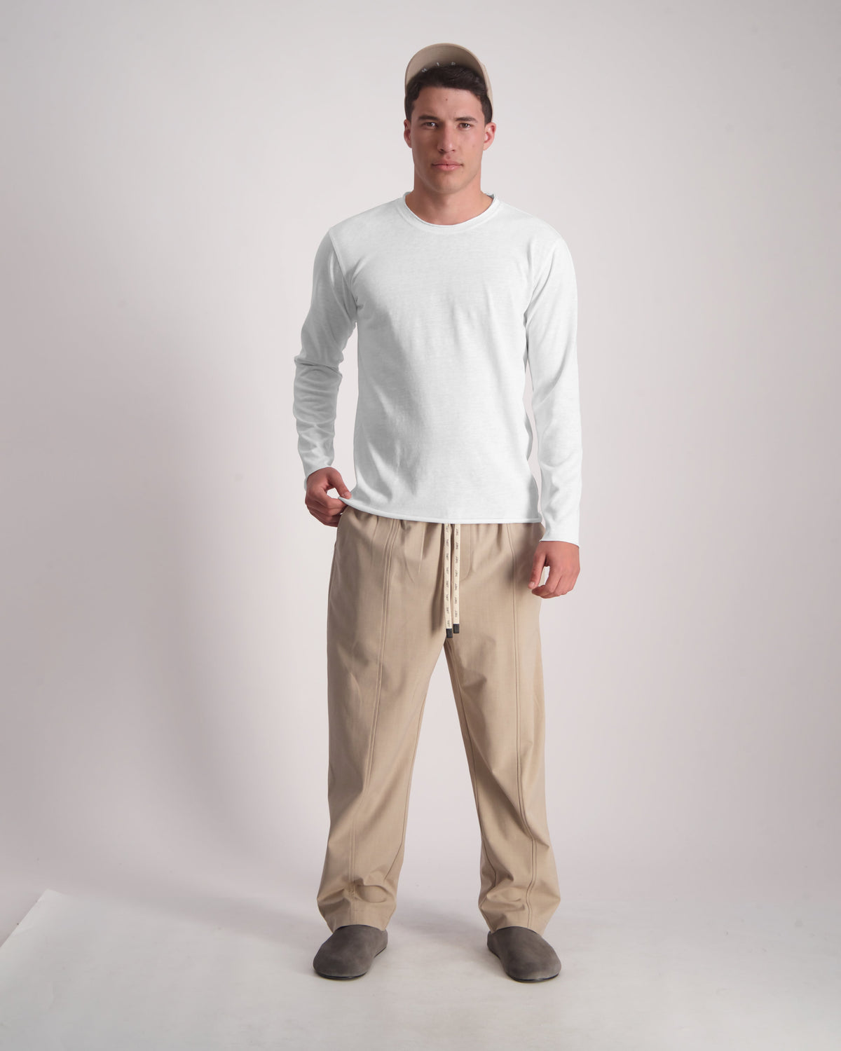 Cotton TDS Shirt לבן model-3
