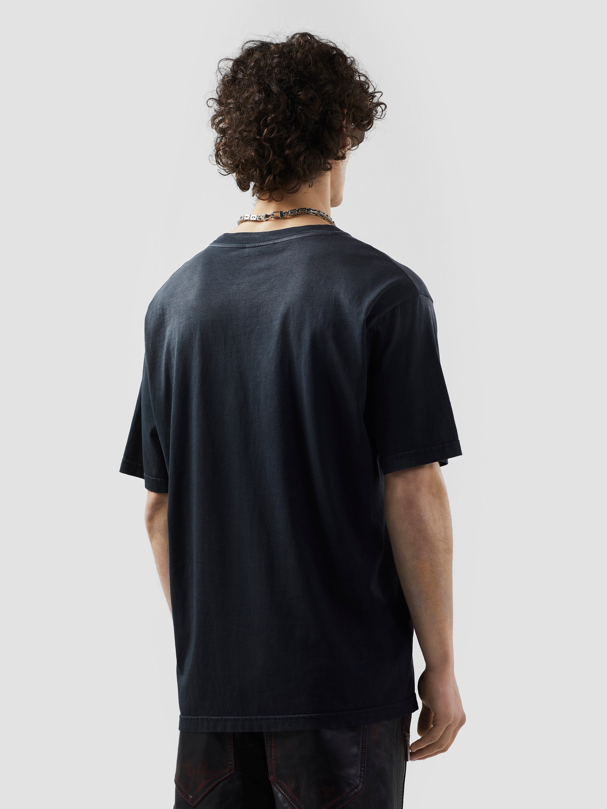 GCDS - חולצה טי אוברסייז B1CU2320JH8 BLACK