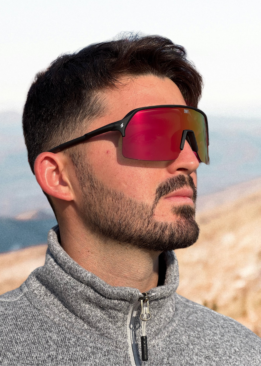 SWIFT - משקפיים EDGE SG-112 Black-Red