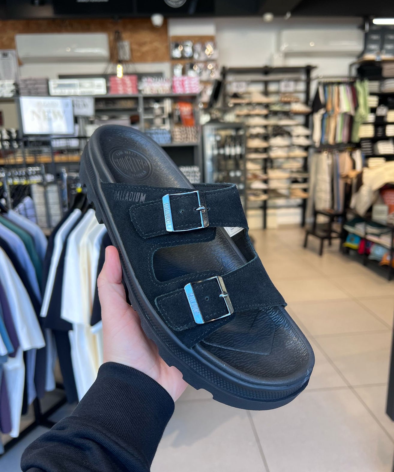 פלדיום – סנדלים לגברים 74455 008 BLACK DUNELITE RIVIERA SDE