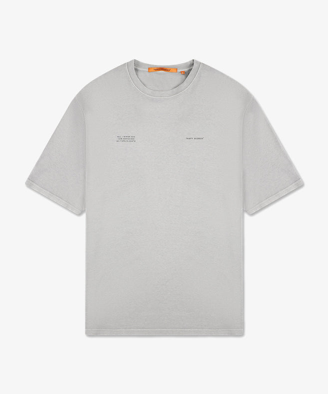 THIRTY DEGREES - 30FW26-7 טי אוברסייז Coordinate Tee New