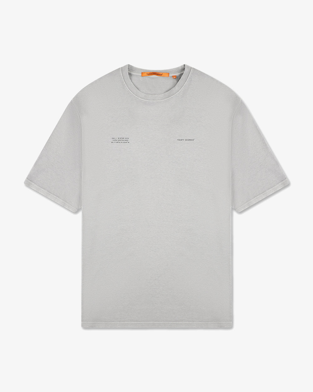 THIRTY DEGREES - 30FW26-7 טי אוברסייז Coordinate Tee New