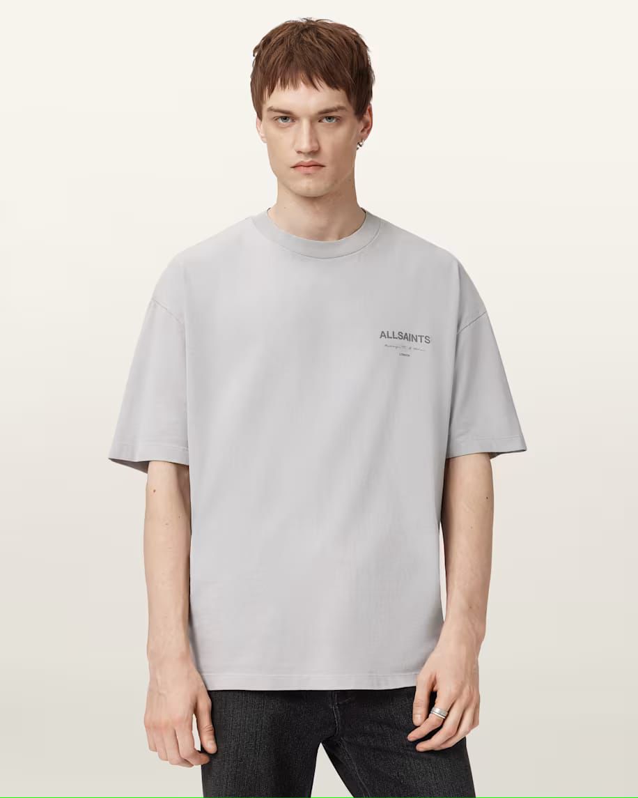 אולסיינטס - אוברסייז שרוול קצר M006PD CARBON GREY