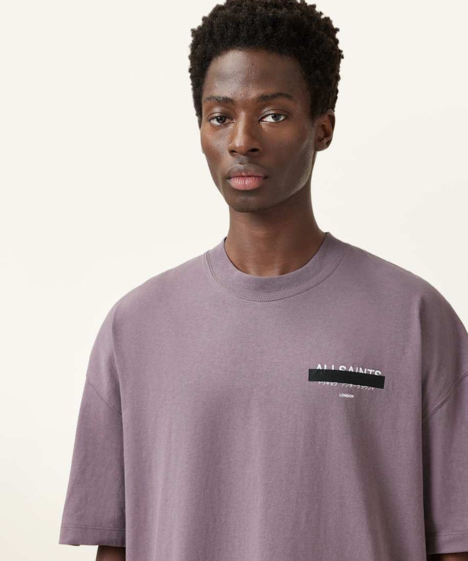 אולסיינטס - אוברסייז שרוול קצר M002PC PUCE PURPLE