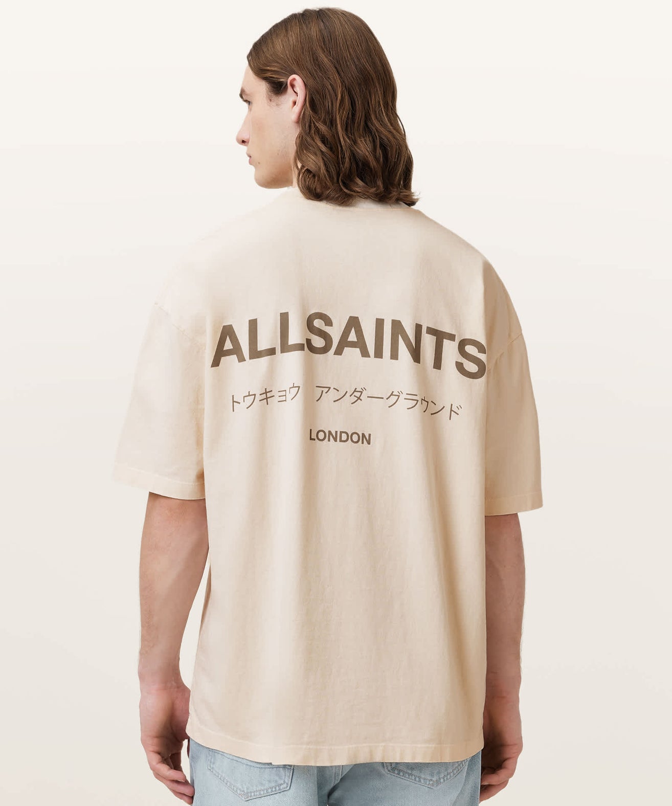 אולסיינטס - אוברסייז שרוול קצר M071PB Sandy White