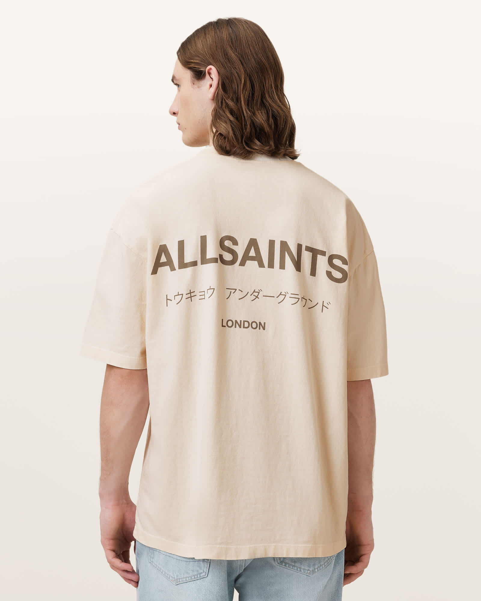 אולסיינטס - אוברסייז שרוול קצר M071PB Sandy White