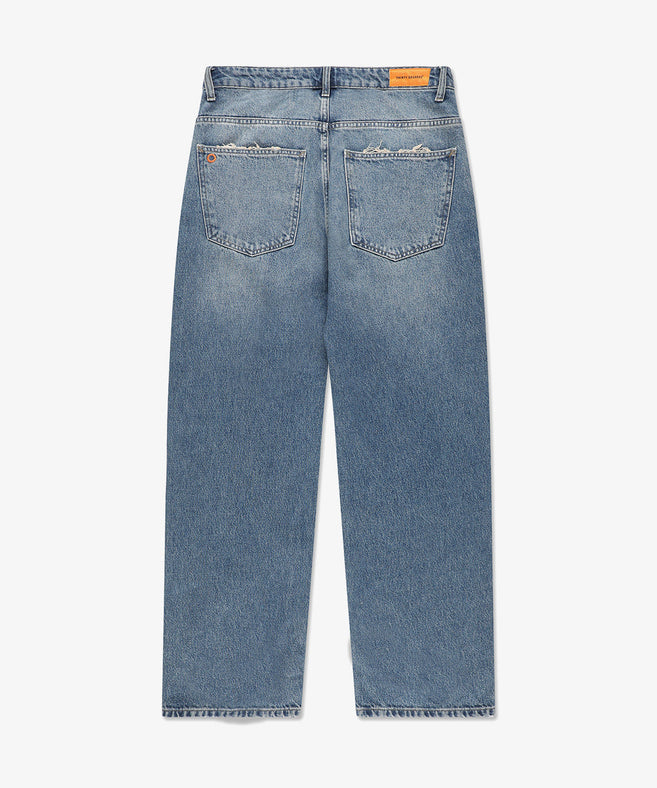 THIRTY DEGREES - ג'ינס Wide Denim-Blue Wash Classic