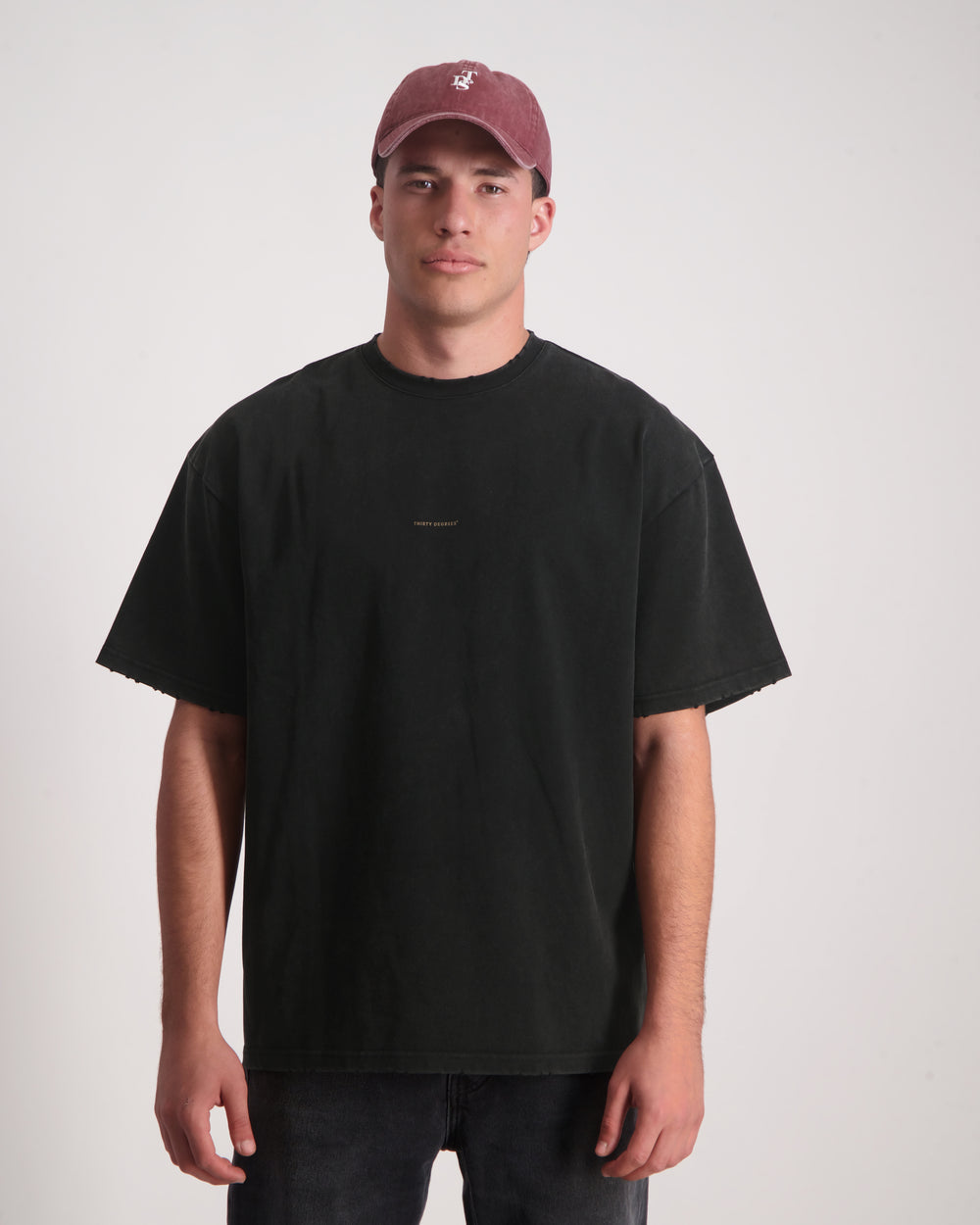 THIRTY DEGREES - 30FW26-6 טי אוברסייז Basketball 05 Tee New