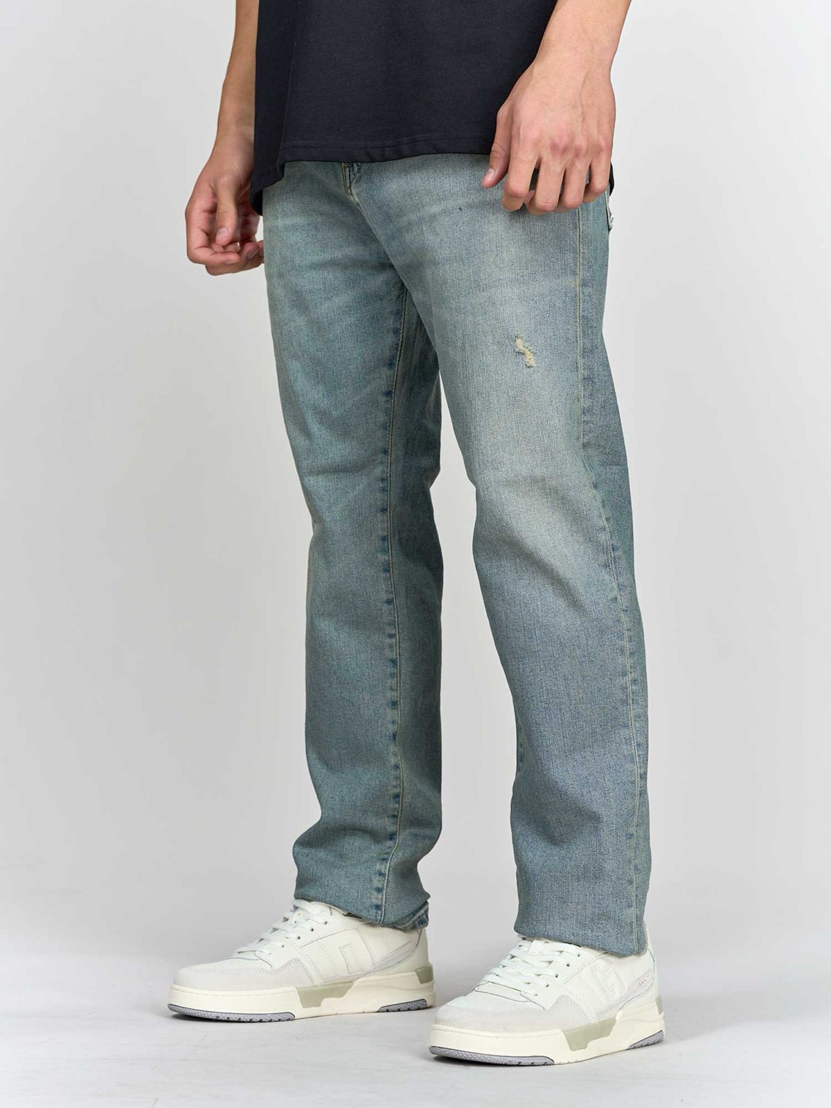 24W21 DIRTY BLUE קרייזר - מכנס ג׳ינס ELI