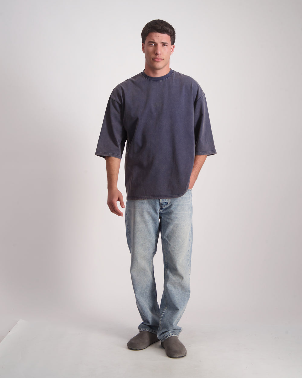 THIRTY DEGREES - ג'ינס Loose Denim 05 NEW-Light Blue