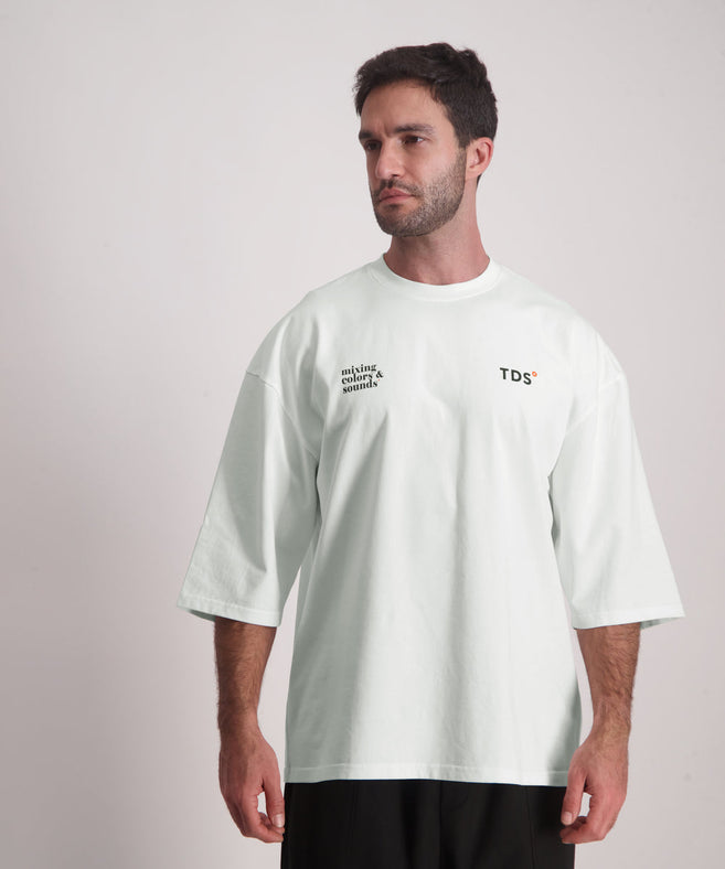 THIRTY DEGREES - 30FW26-22  3/4 טי אוברסייז Clean Soun Tee New