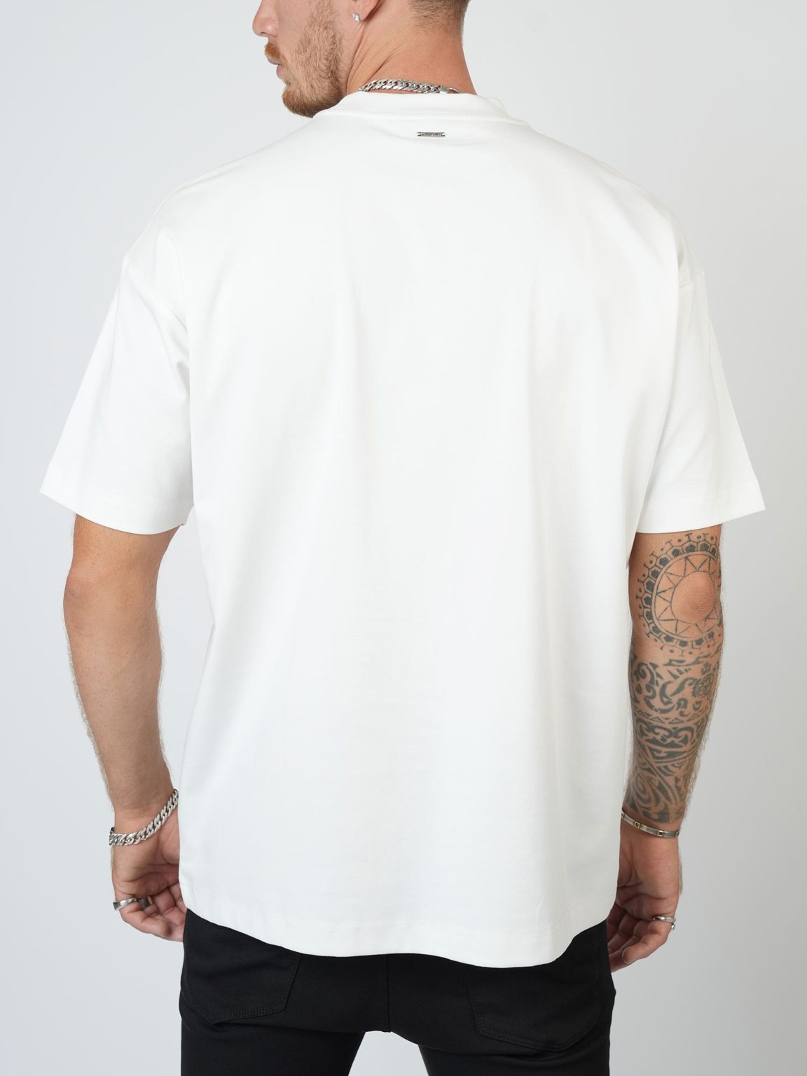 קרייזר -  חולצה טי אוברזייס מבד מרצרייז CRT25-308