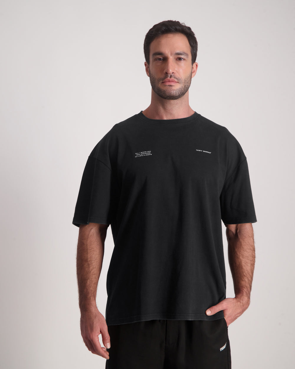 THIRTY DEGREES - 30FW26-7 טי אוברסייז Coordinate Tee New