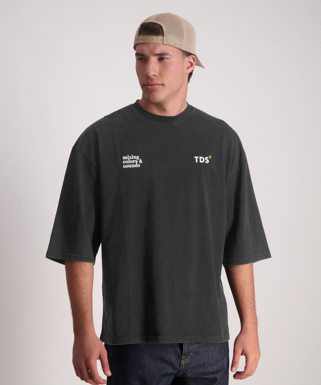 THIRTY DEGREES - 30FW26-22  3/4 טי אוברסייז Clean Soun Tee New
