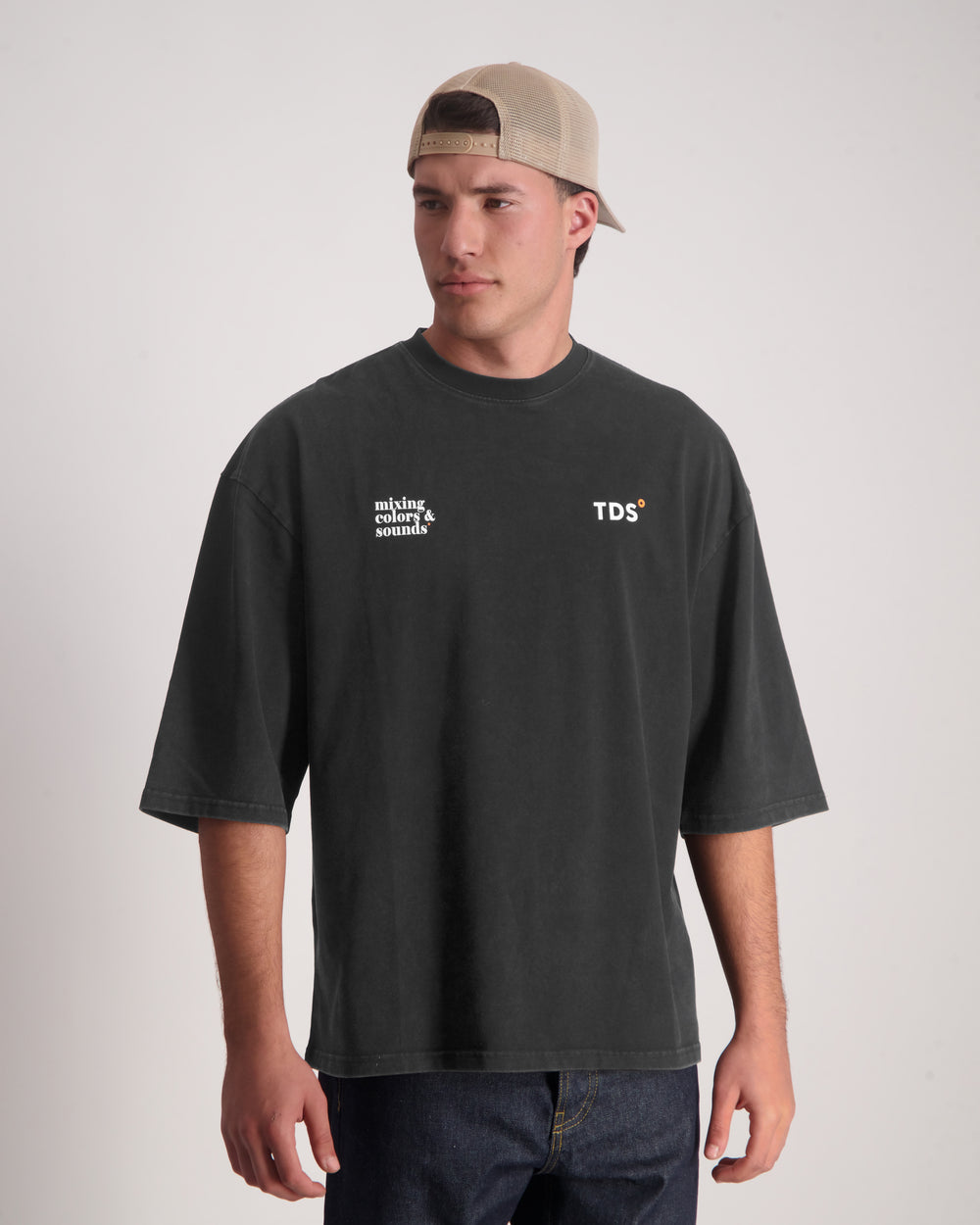 THIRTY DEGREES - 30FW26-22  3/4 טי אוברסייז Clean Soun Tee New