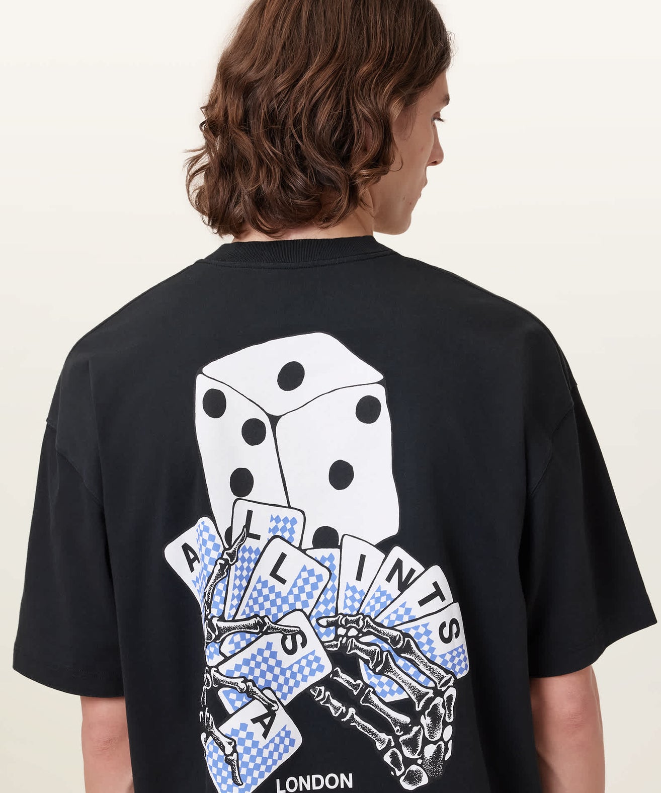 אולסיינטס - אוברסייז שרוול קצר M035PC Washed Black