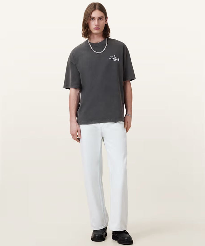 אולסיינטס - אוברסייז שרוול קצר M051PC Washed Black