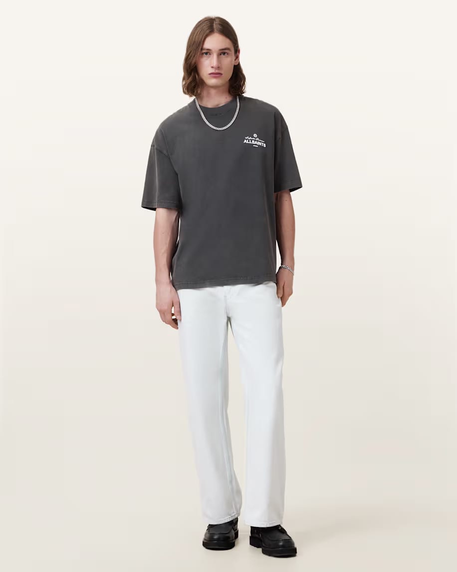 אולסיינטס - אוברסייז שרוול קצר M051PC Washed Black