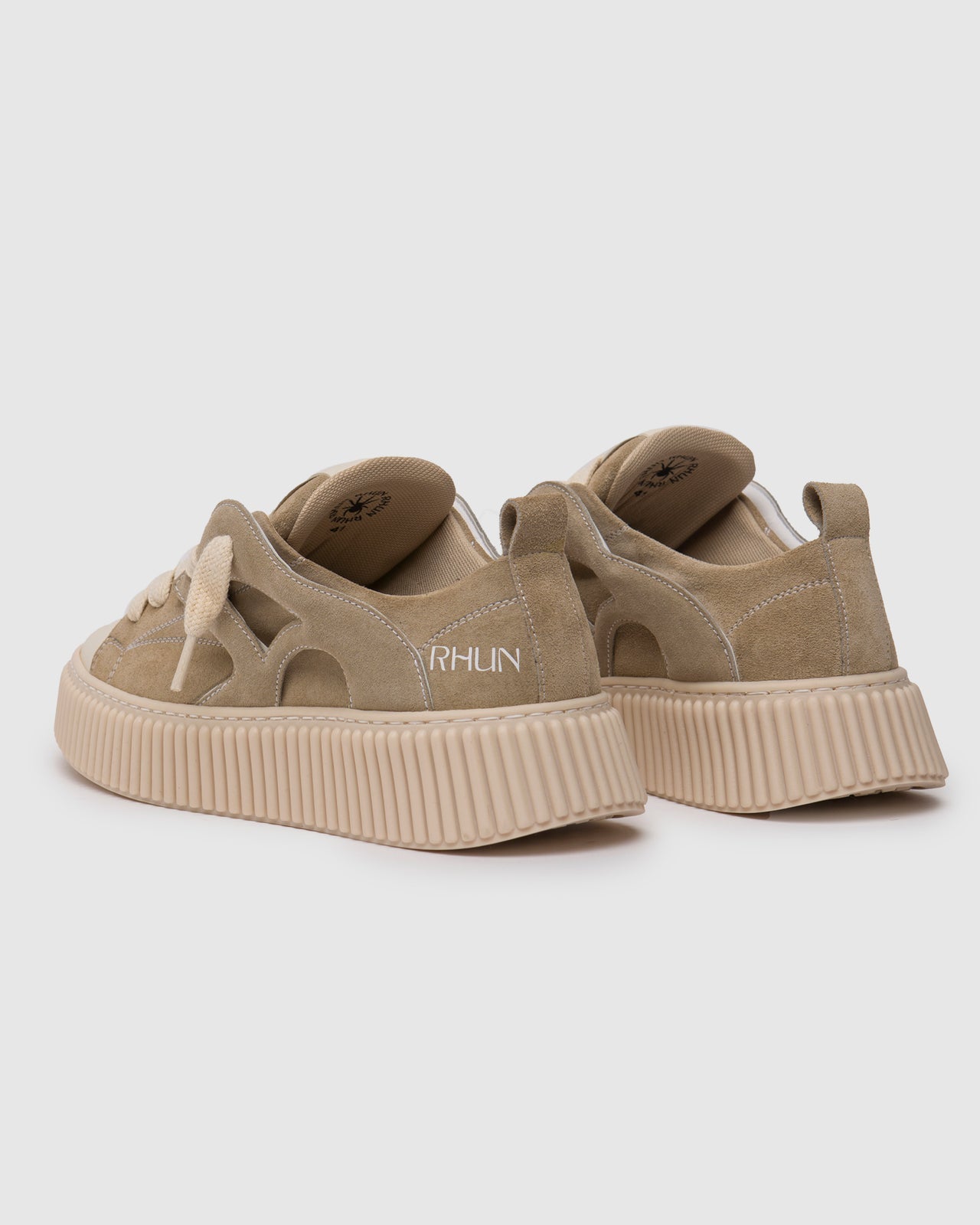 RHUN -  סניקרס זמש SKATE 2020 Beige Suede