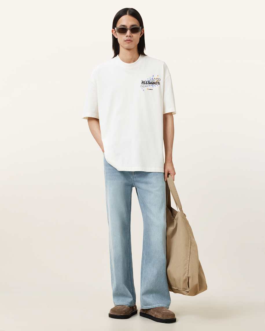 אולסיינטס - אוברסייז שרוול קצר M063PC Chalk White