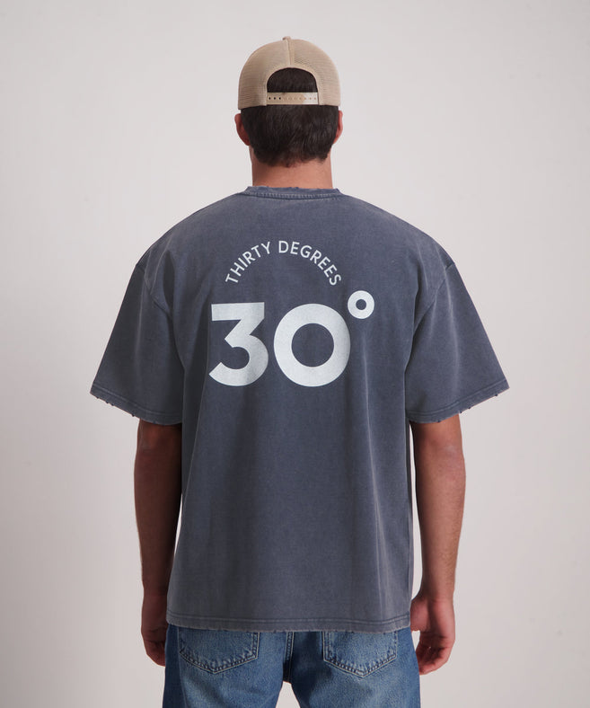 THIRTY DEGREES - 30FW26-6 טי אוברסייז Basketball 05 Tee New