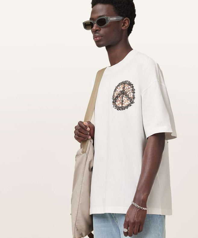 אולסיינטס - אוברסייז שרוול קצר M043PC Clark White