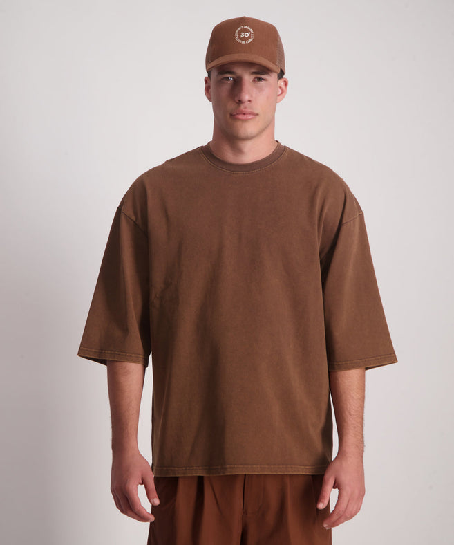 THIRTY DEGREES - 30FW26-10  3/4 טי אוברסייז Mugzam 05 Tee New