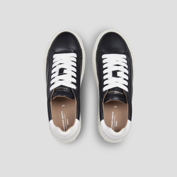 ALEXANDER SMITH - סניקרס SHOHO MAN 3662 BLACK/WHITE