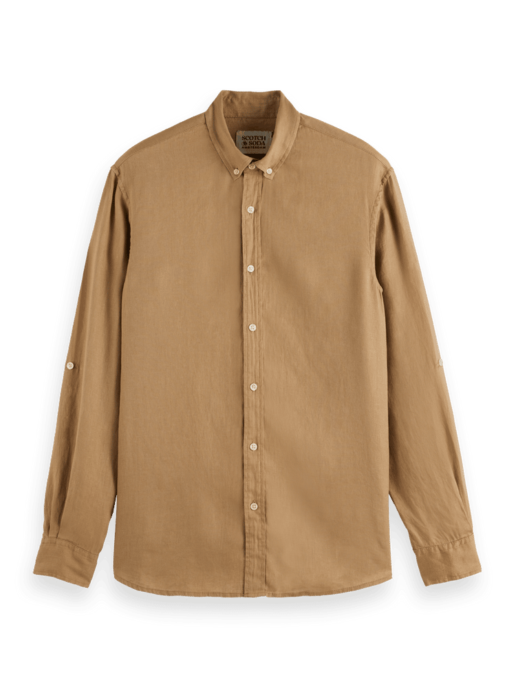 סקוץ' אנד סודה - מכופתרת פשתן שרוול ארוך
בצבע חום 179865 230 SP25