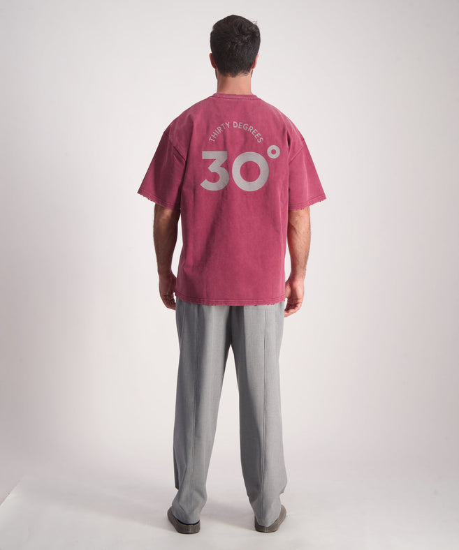 THIRTY DEGREES - 30FW26-6 טי אוברסייז Basketball 05 Tee New