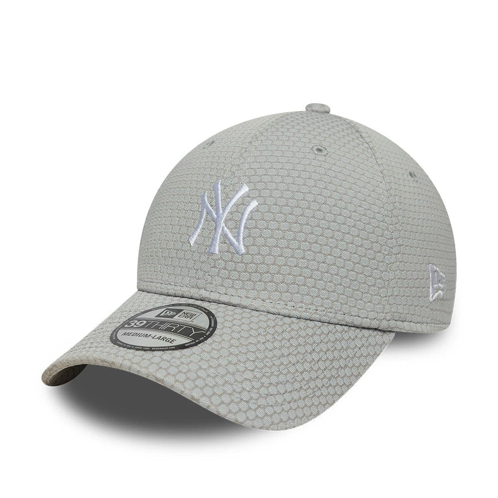 NEW ERA - New York Yankees MLB Stretch Mesh Grey 39THIRTY Stretch Fit Cap