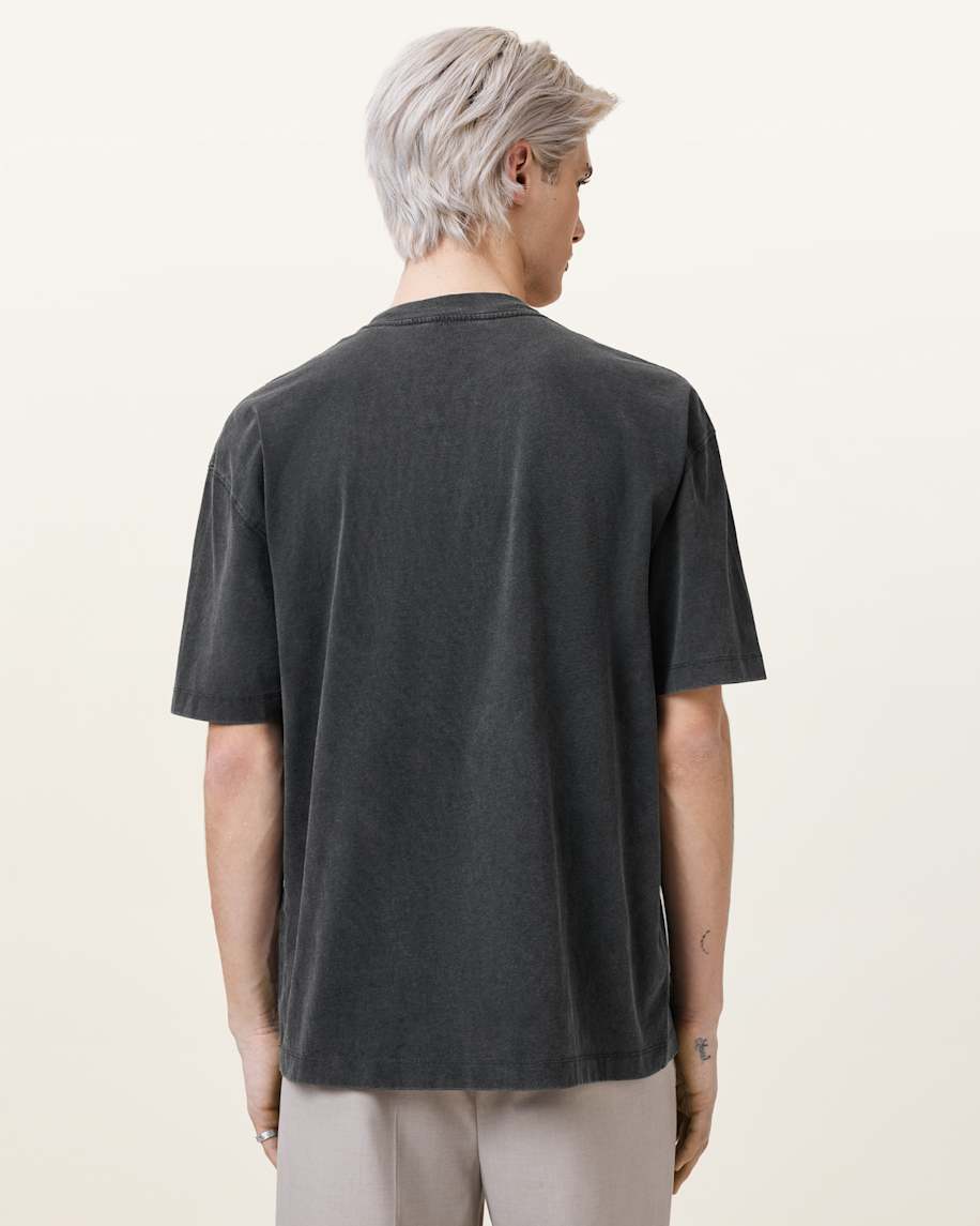 אולסיינטס - אוברסייז שרוול קצר M060PC Washed Black