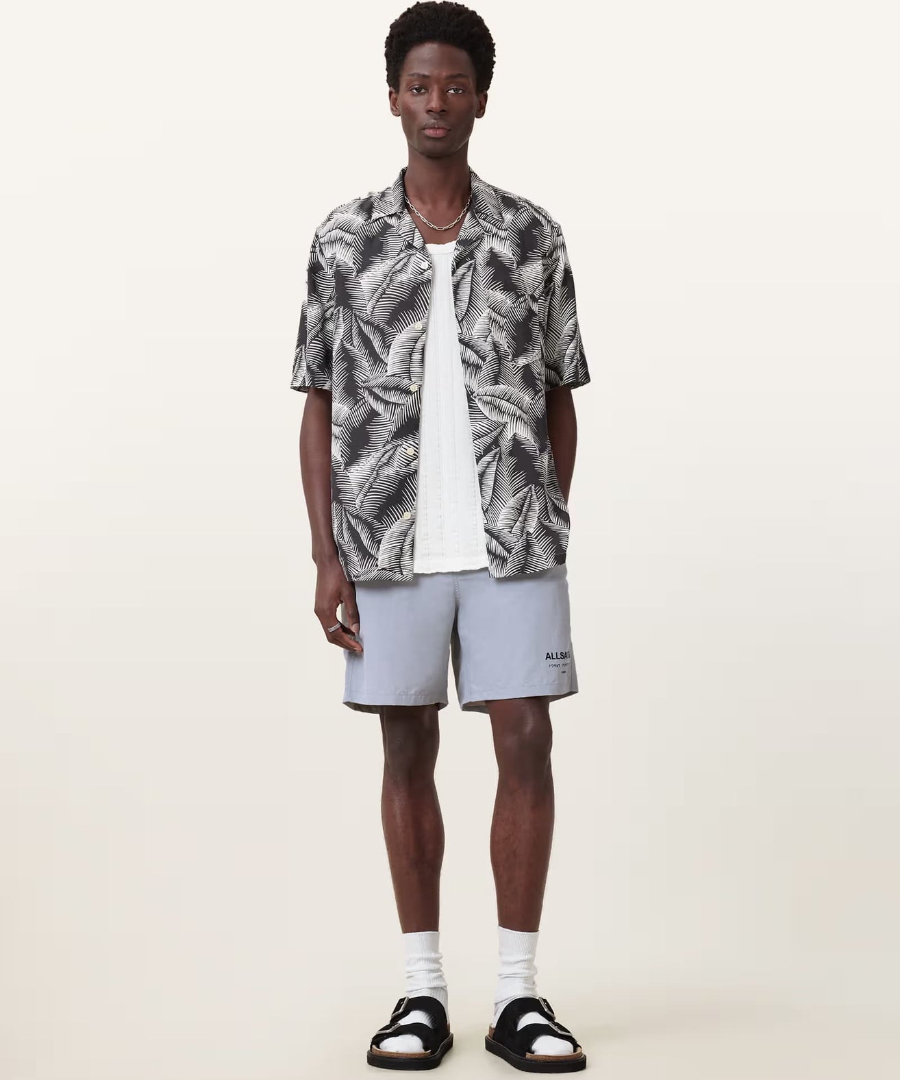 אולסיינטס - בגד ים M012WA Machine Grey