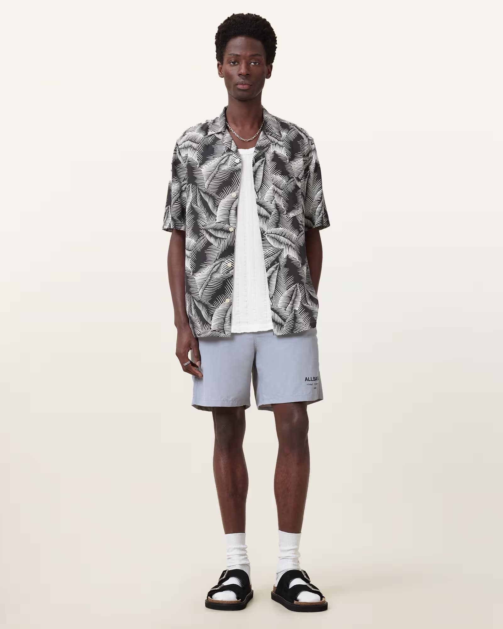 אולסיינטס - בגד ים M012WA Machine Grey