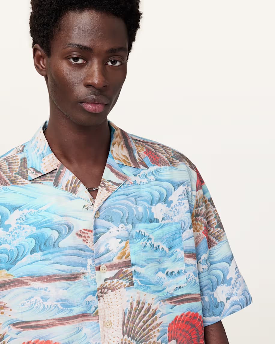 אולסיינטס - מכופתרת ציבעוני  M057SC Willow Blue