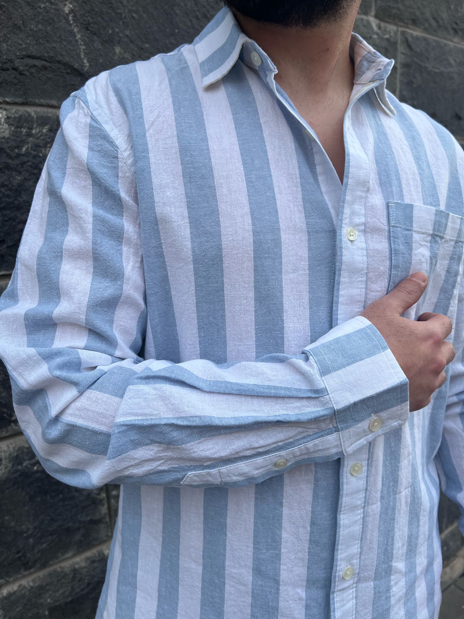 סקוץ' אנד סודה - מכופתרת פסים 180131 420 SU25