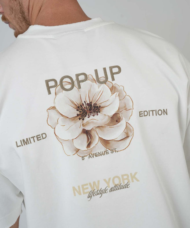 קרייזר -  חולצה טי אוברזייס מבד מרצרייז CRT26-101