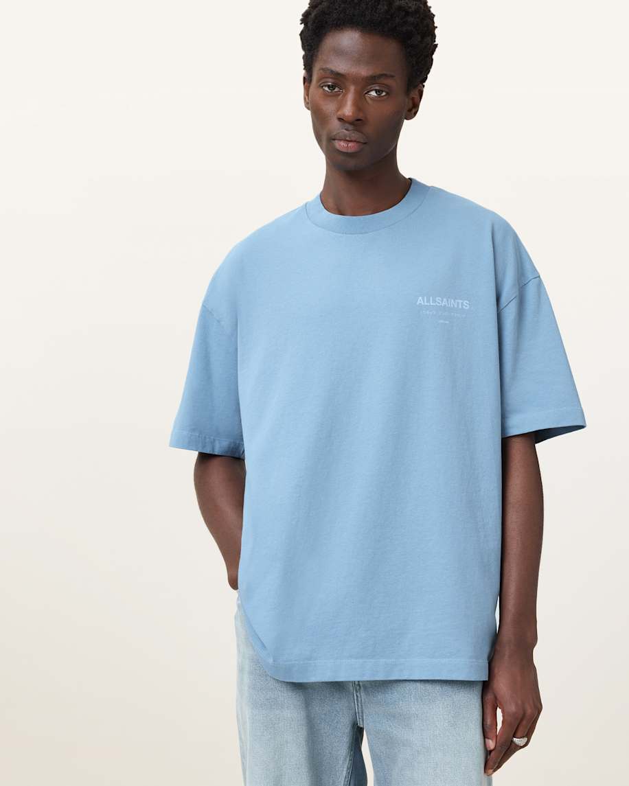 אולסיינטס - אוברסייז שרוול קצר M071PB BONDI BLUE