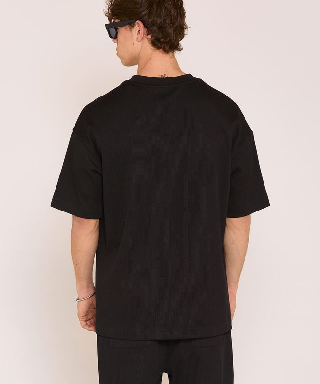 קרייזר - טי שירט טקסטורה אוברסייז Stripes Tee27-101