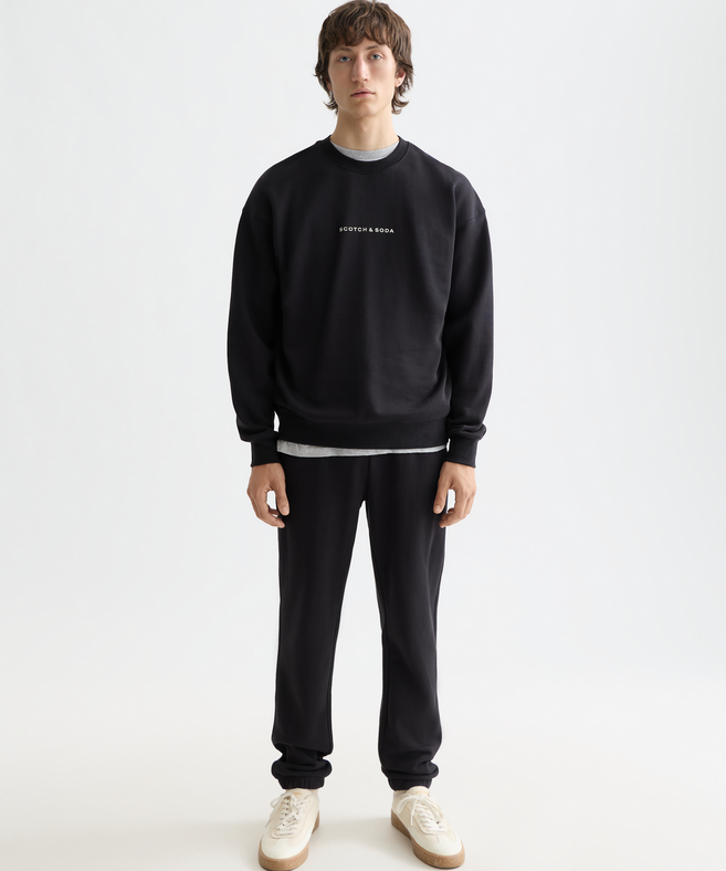 סקוץ’ אנד סודה – מכנס טרנינג בצבע כחול נייבי 179200 401