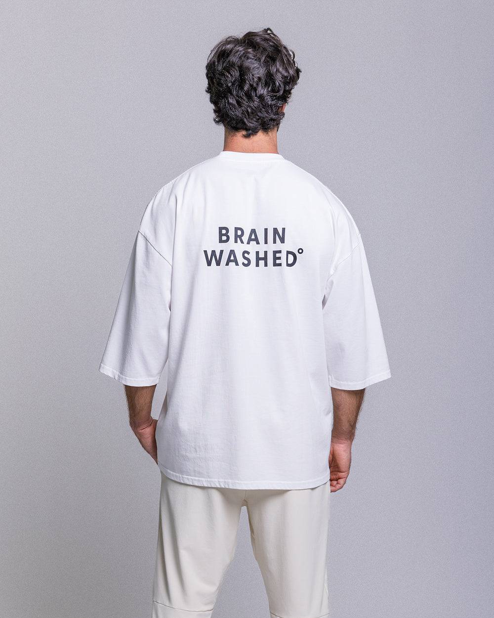 THIRTY DEGREES חולצה טי 3/4 TEE BRAIN WASHED 04